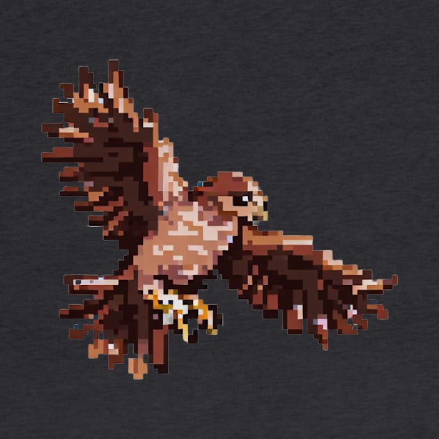 An eagle spreads its wings by Minimalist Masterpieces